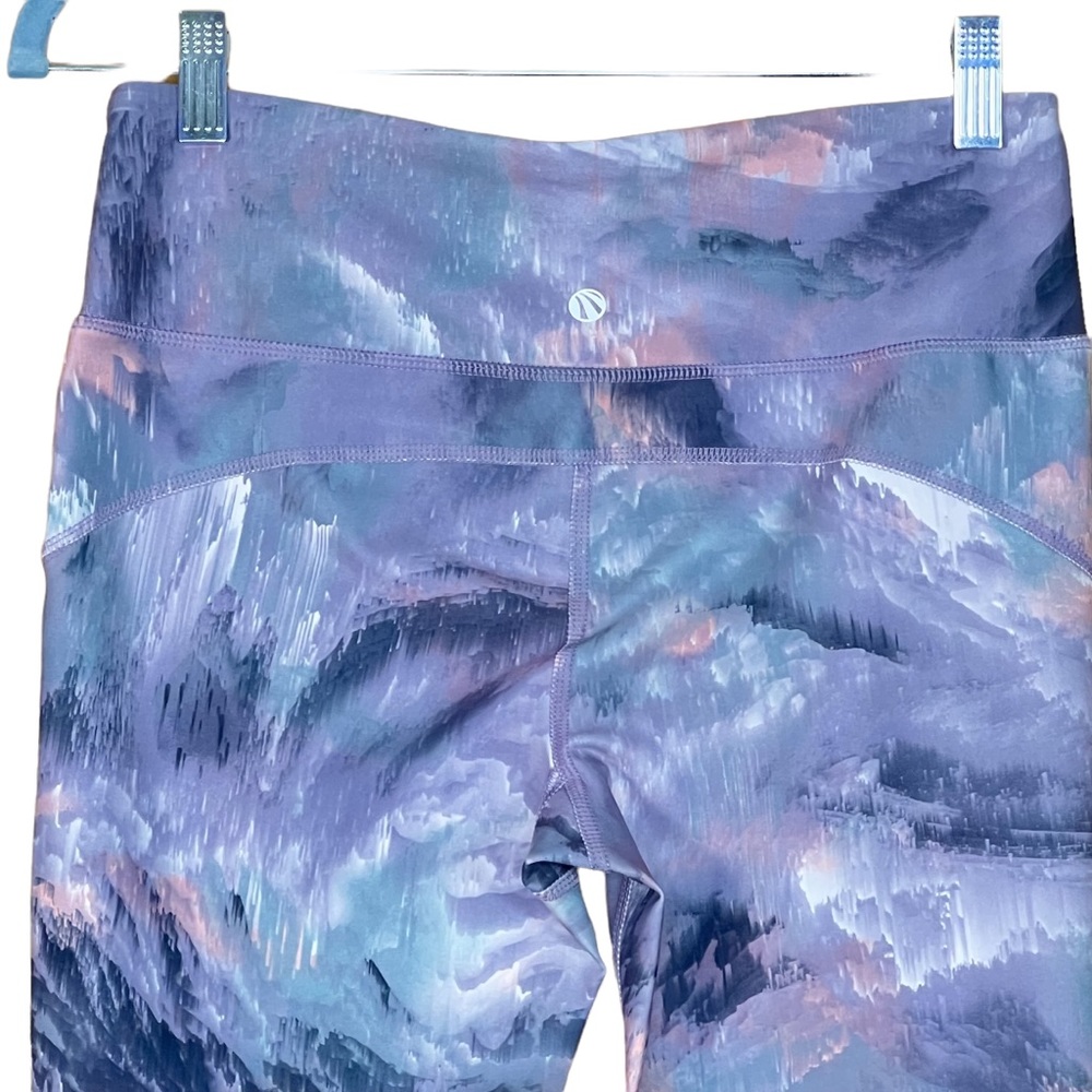 Marika Sport Purple Ash Stormy Sky Yoga Workout Leggings Medium 8-10 NWT - Picture 5 of 9